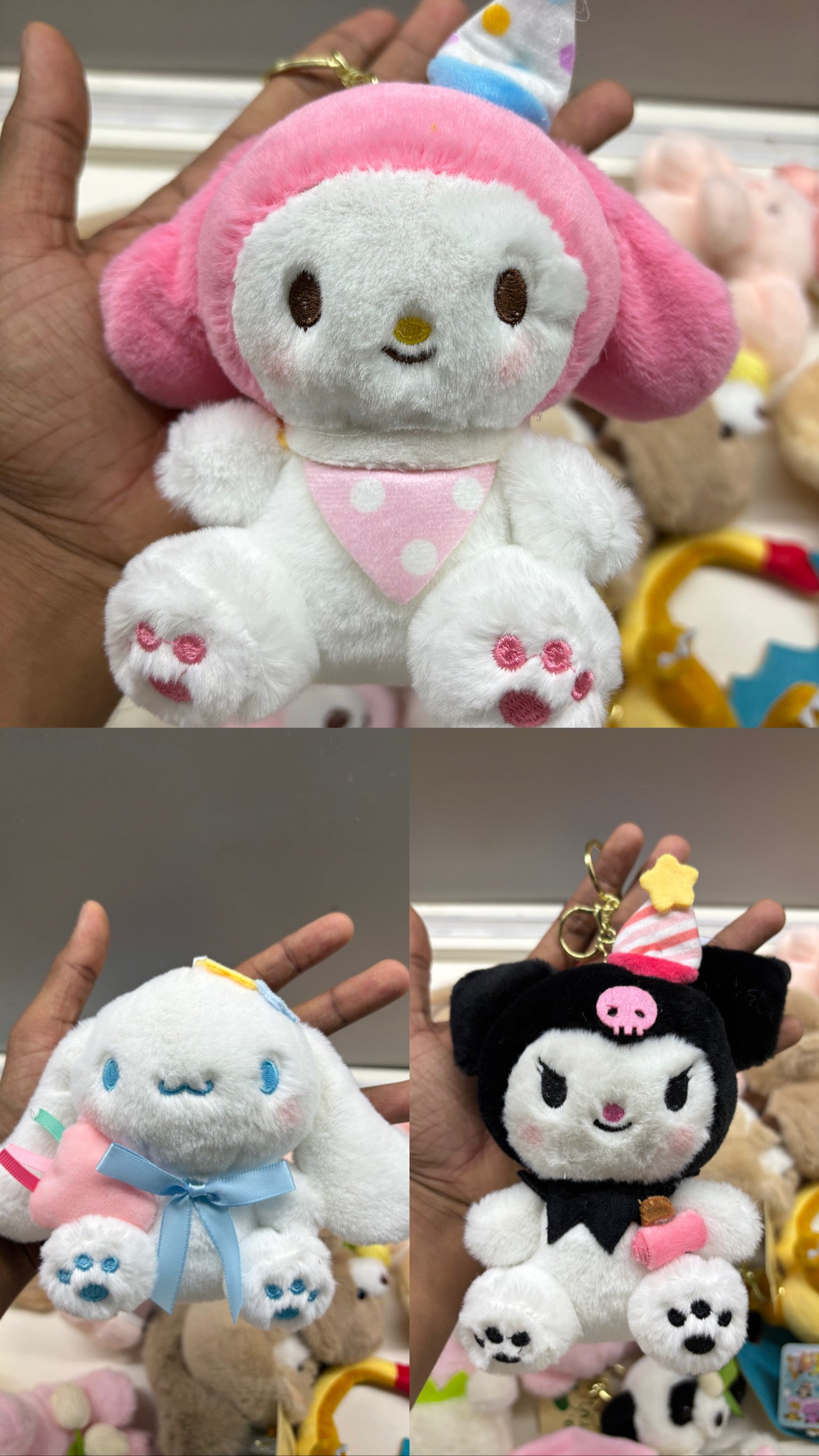 Kuromi | Sanrio | My melody | Plushie Keychain