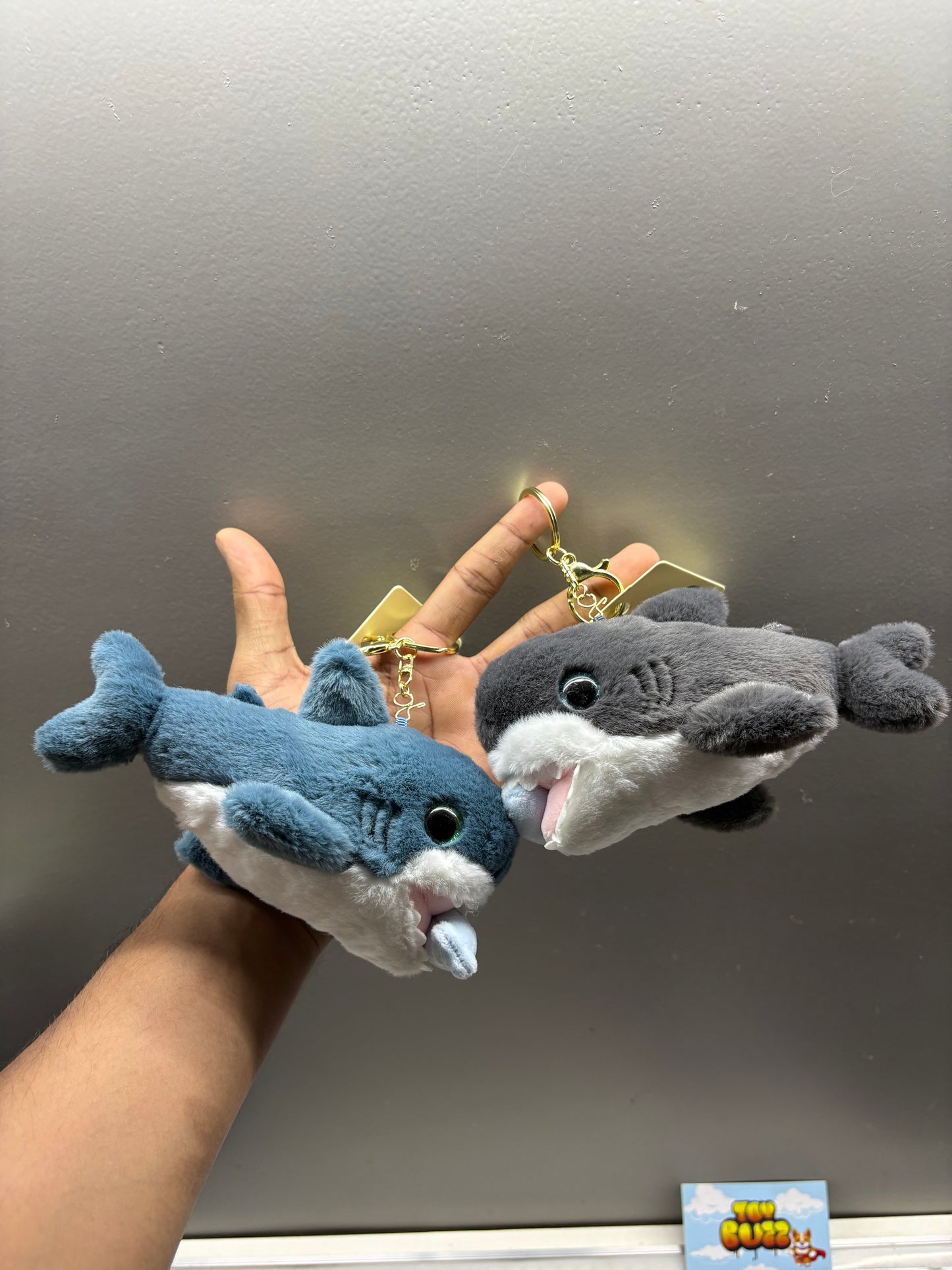 Shark plushie Keychain