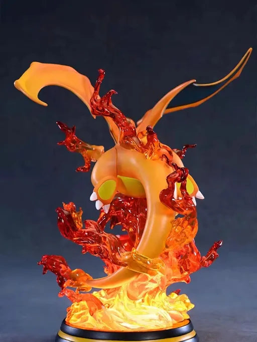 Pokemon Charizard evolution statue | 28cm | With lights