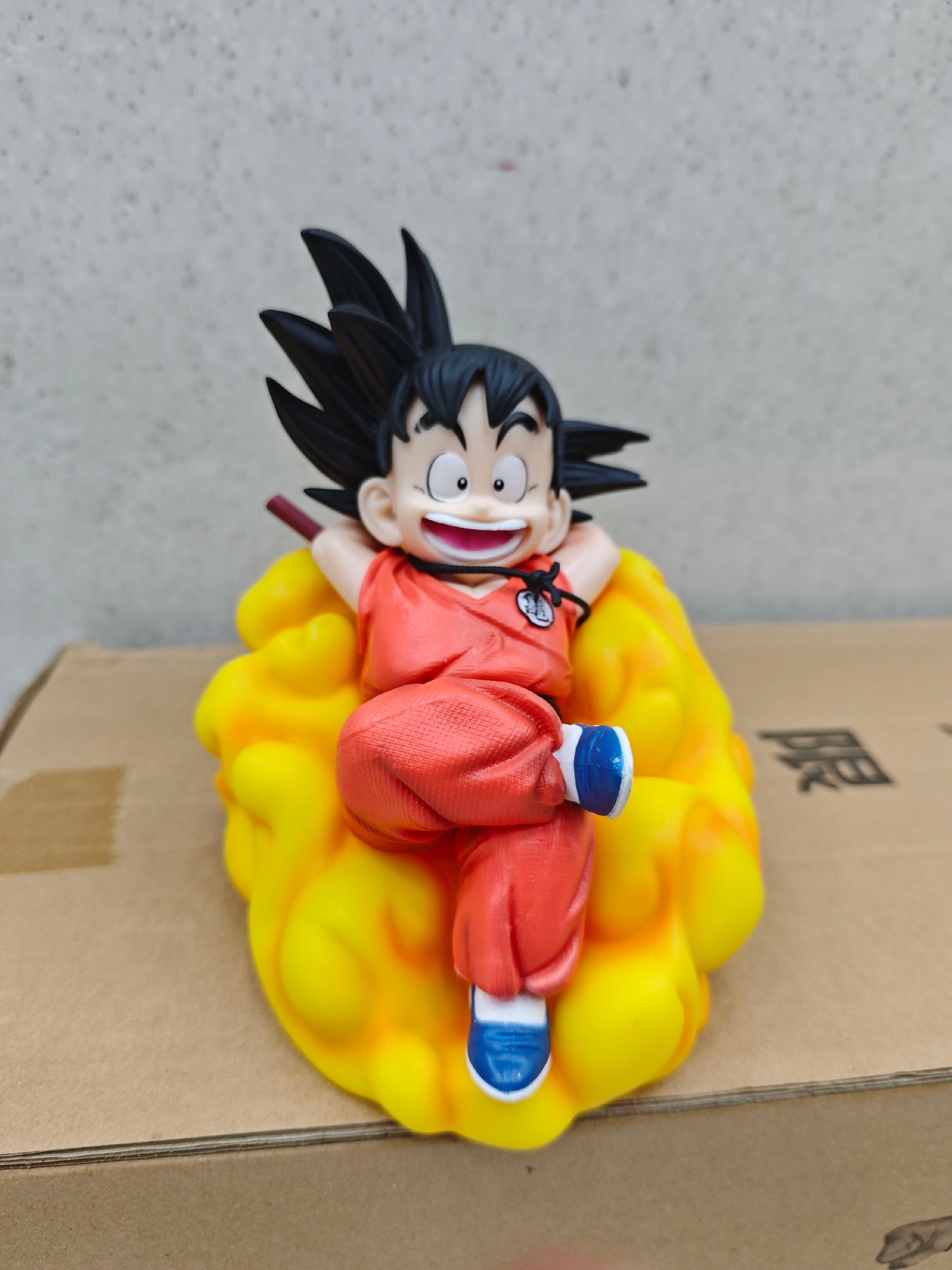 Goku on nimbus lamp
