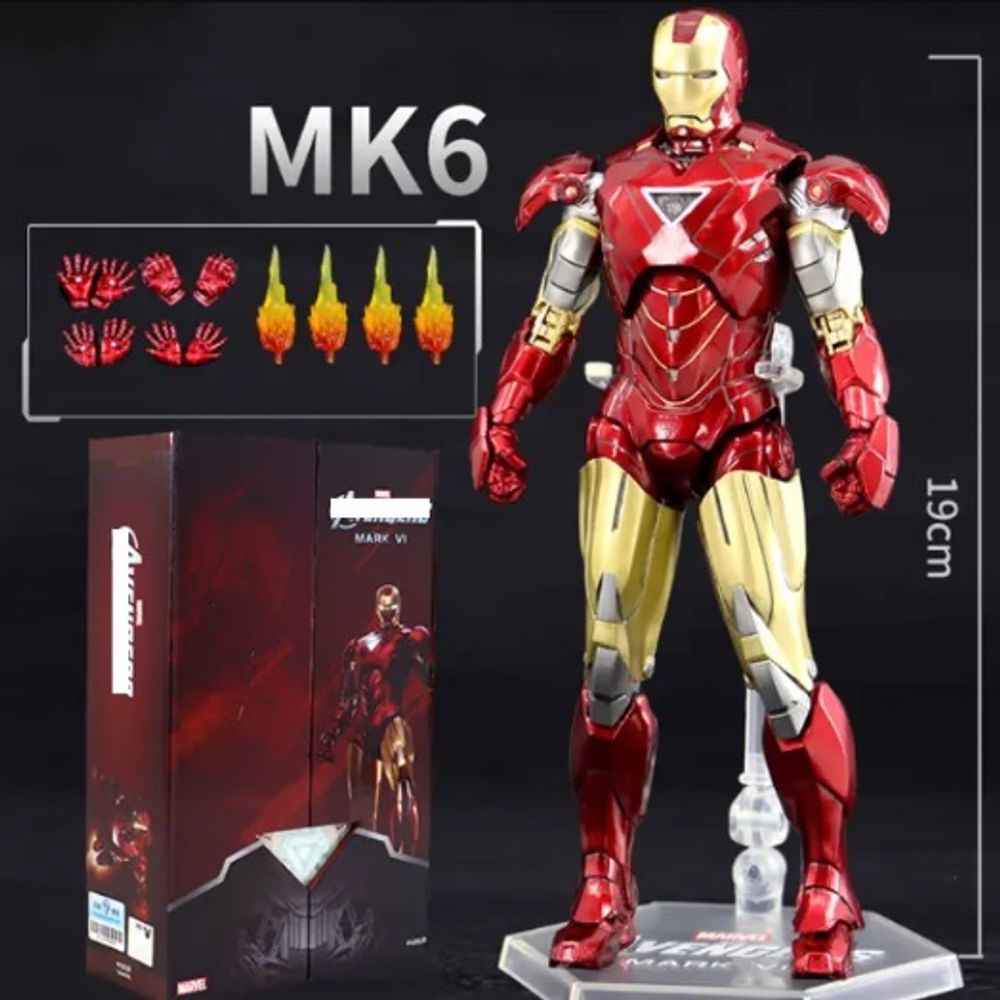 ZD Toys Iron Man Mark VI Action Figure ( No Light Up Function )