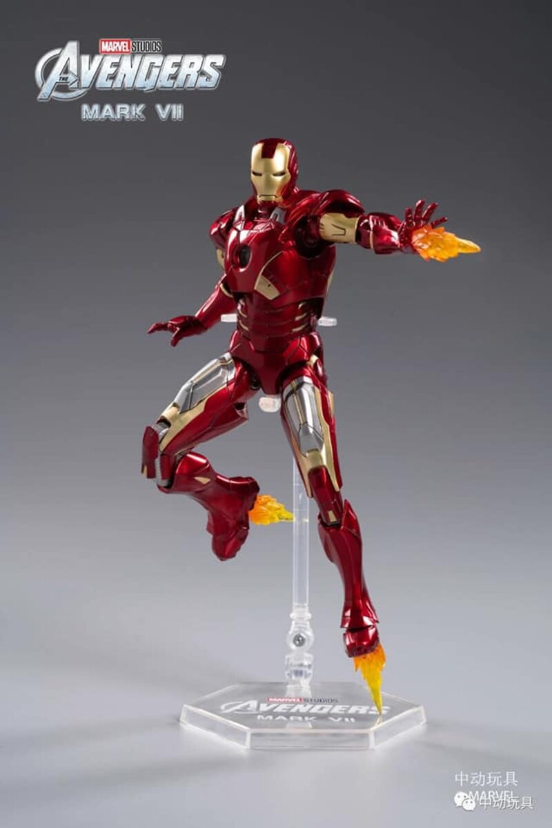 ZD Toys Iron Man Mark 7 (VII)Action Figure ( No Light Up Function )