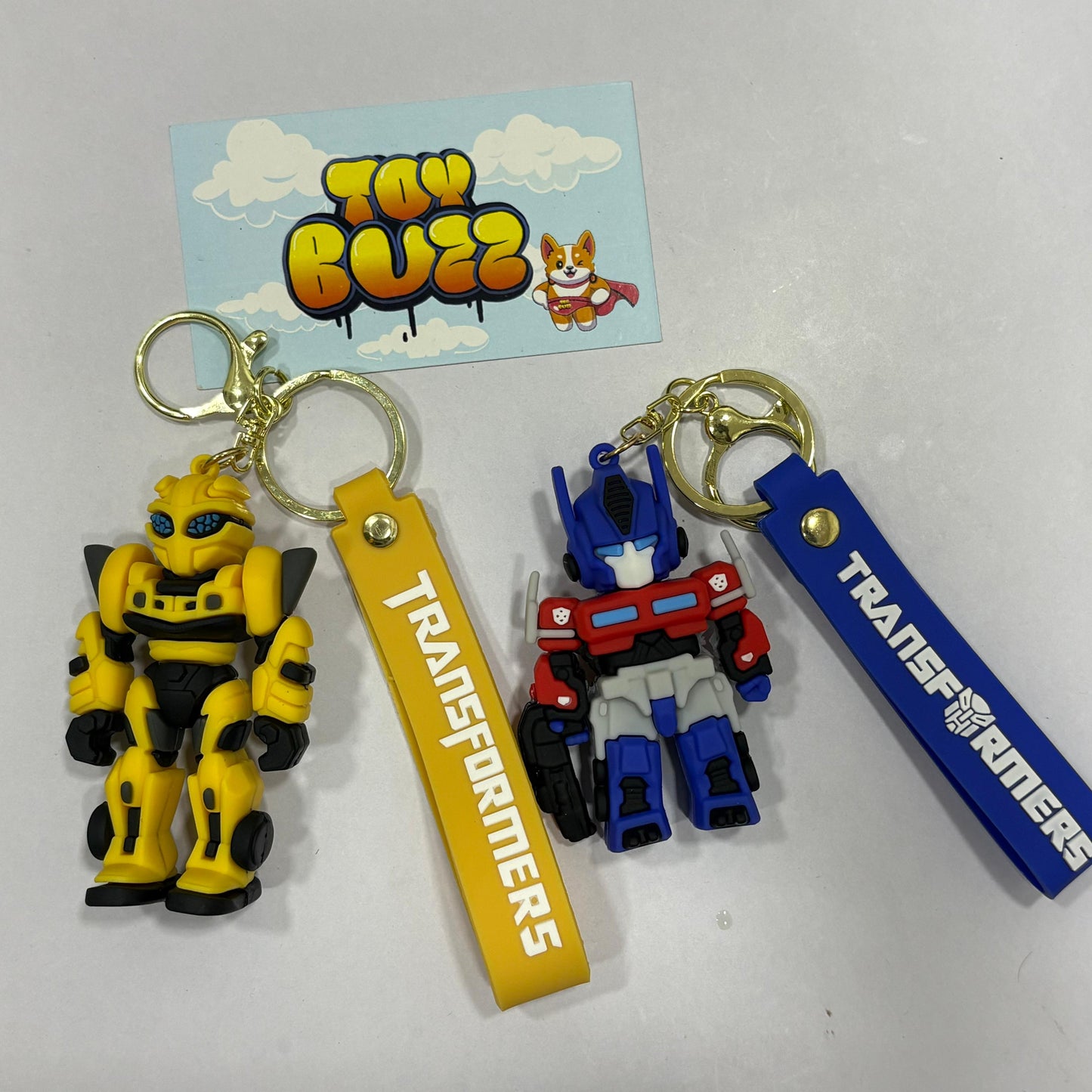 Optimus prime & bumblebee keychain