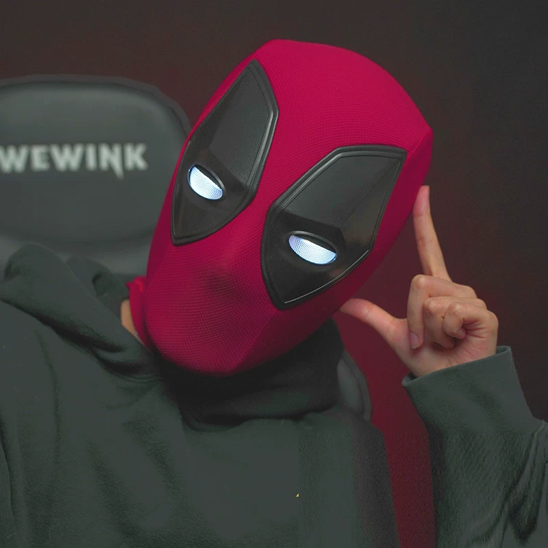 Deadpool Mask LED light version with ring control