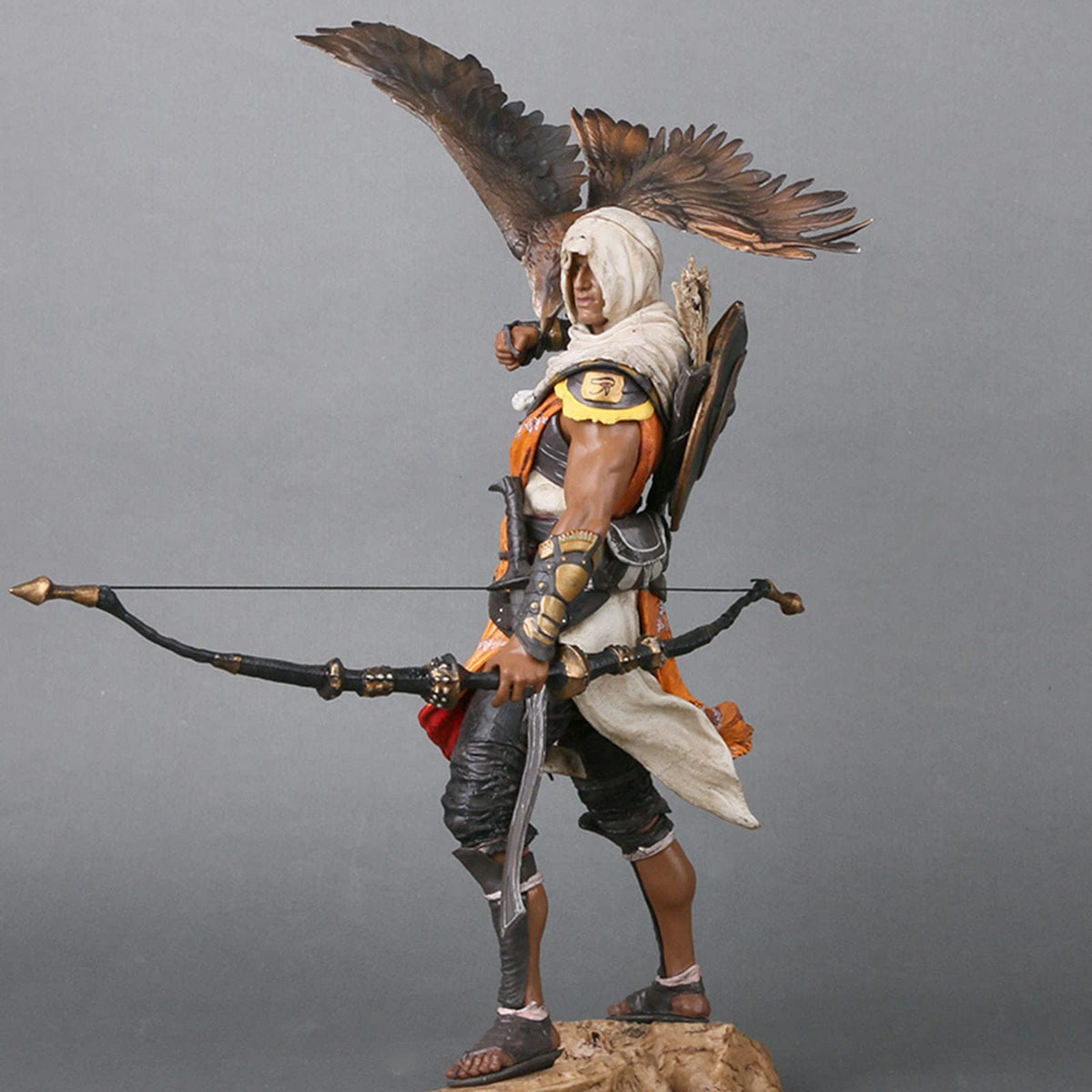Assassin’s Creed Origins Bayek Protector of Egypt Collectible Statue with Eagle ( 11 Inch) – Premium Display Figure