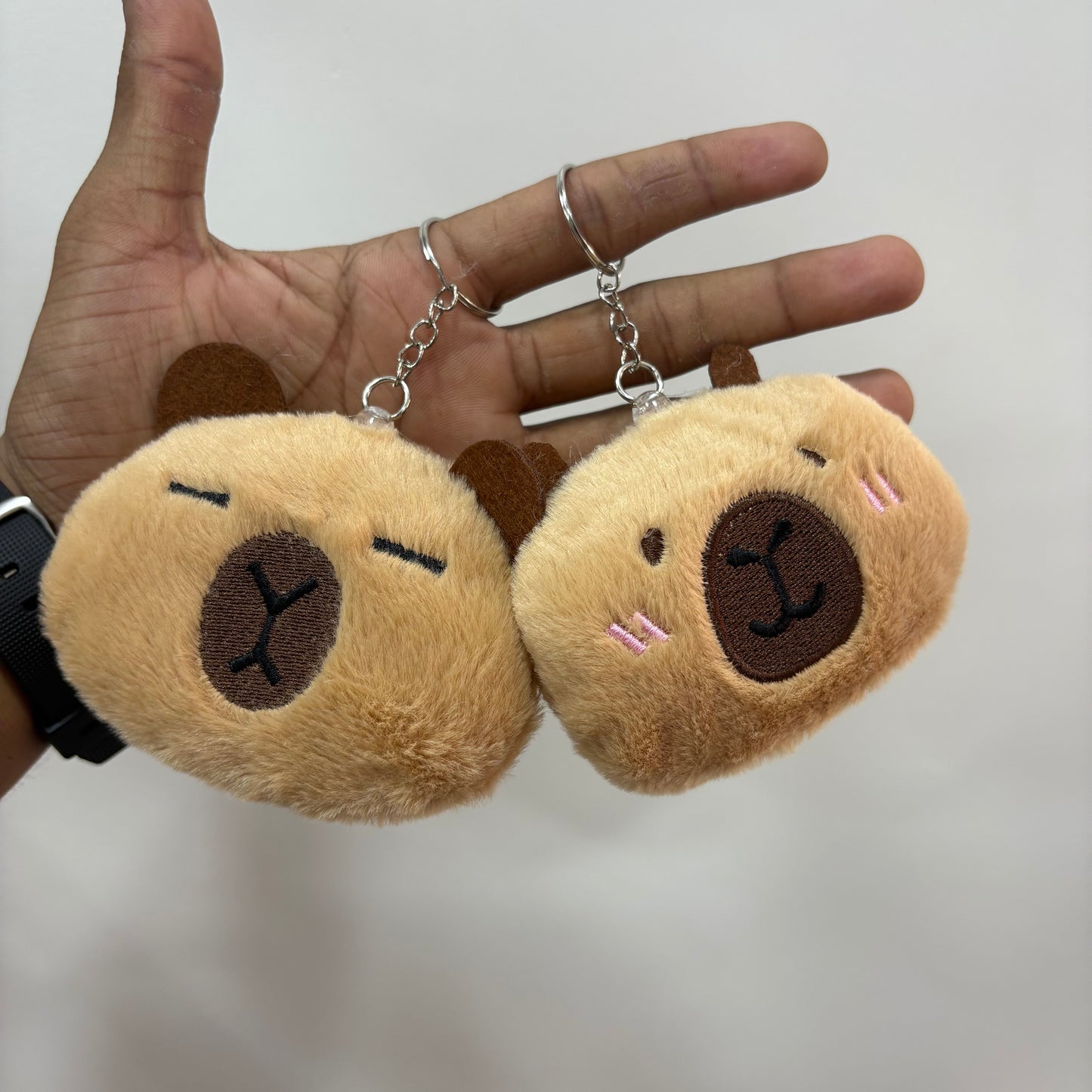 Capybara Reaction | mini-plushie Keychain