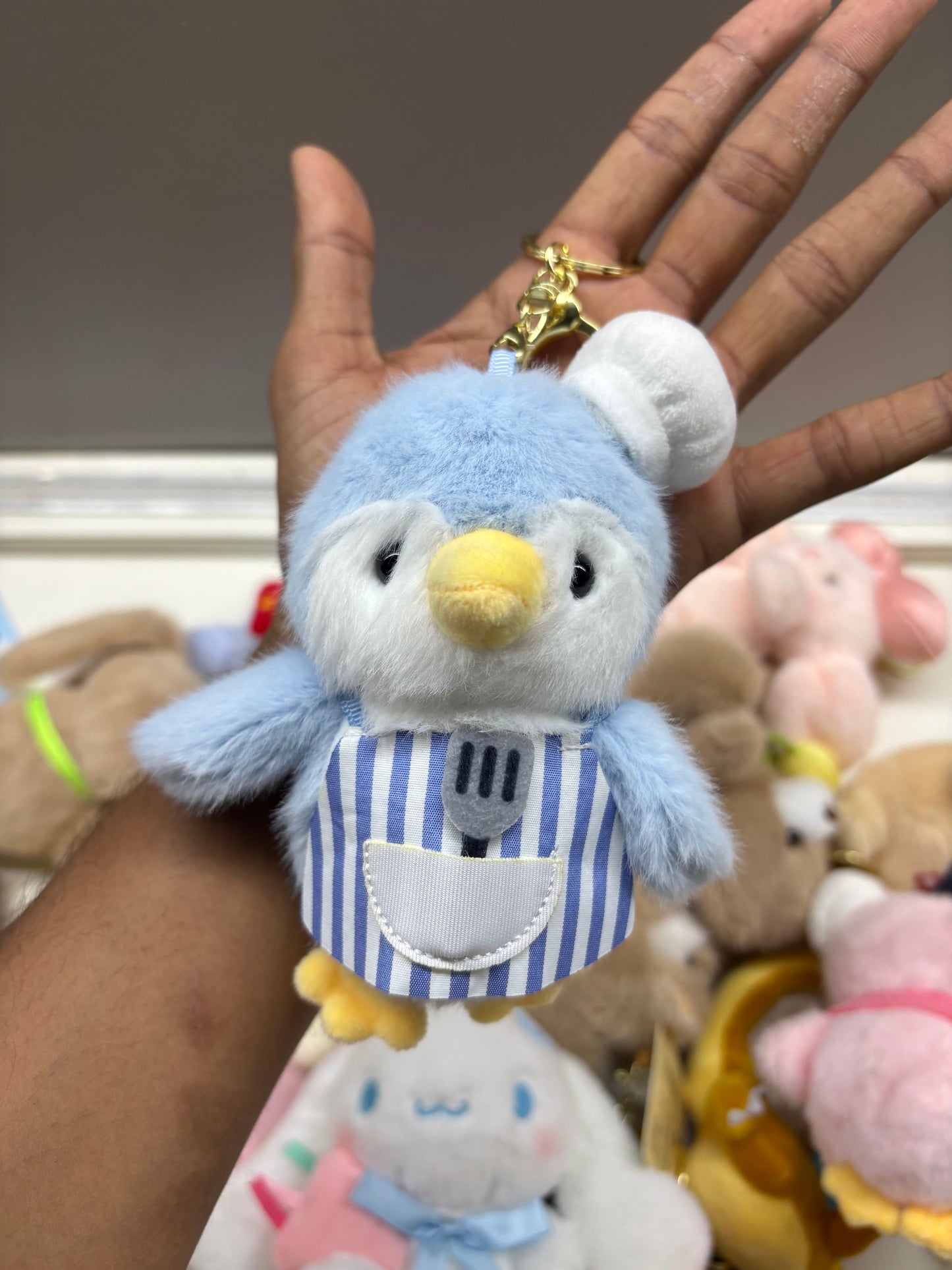 Plush Penguin Keychain