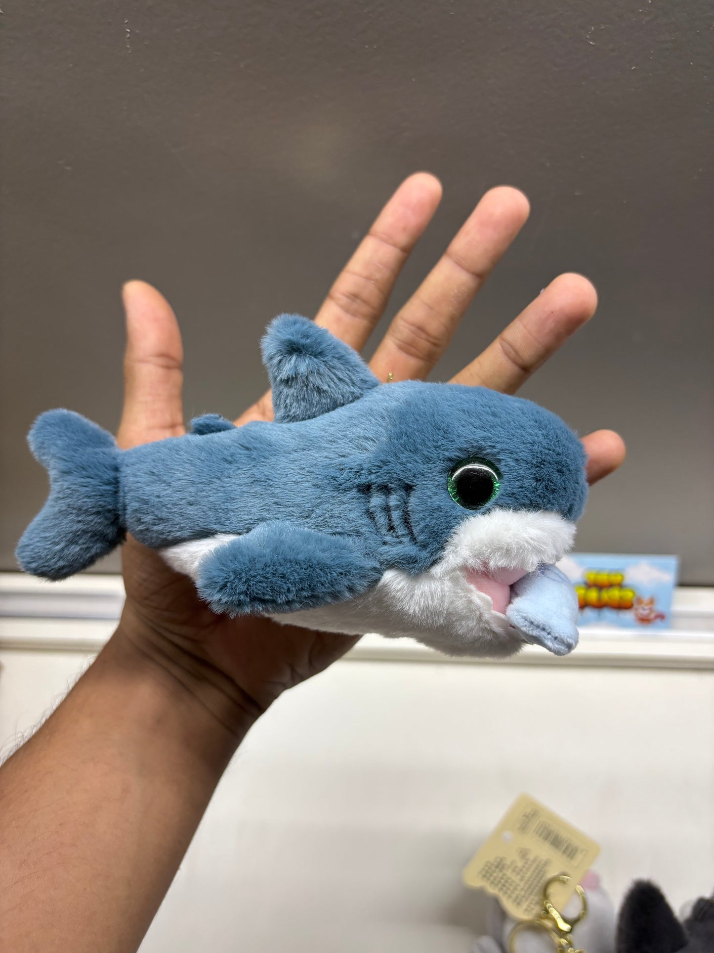 Shark plushie Keychain