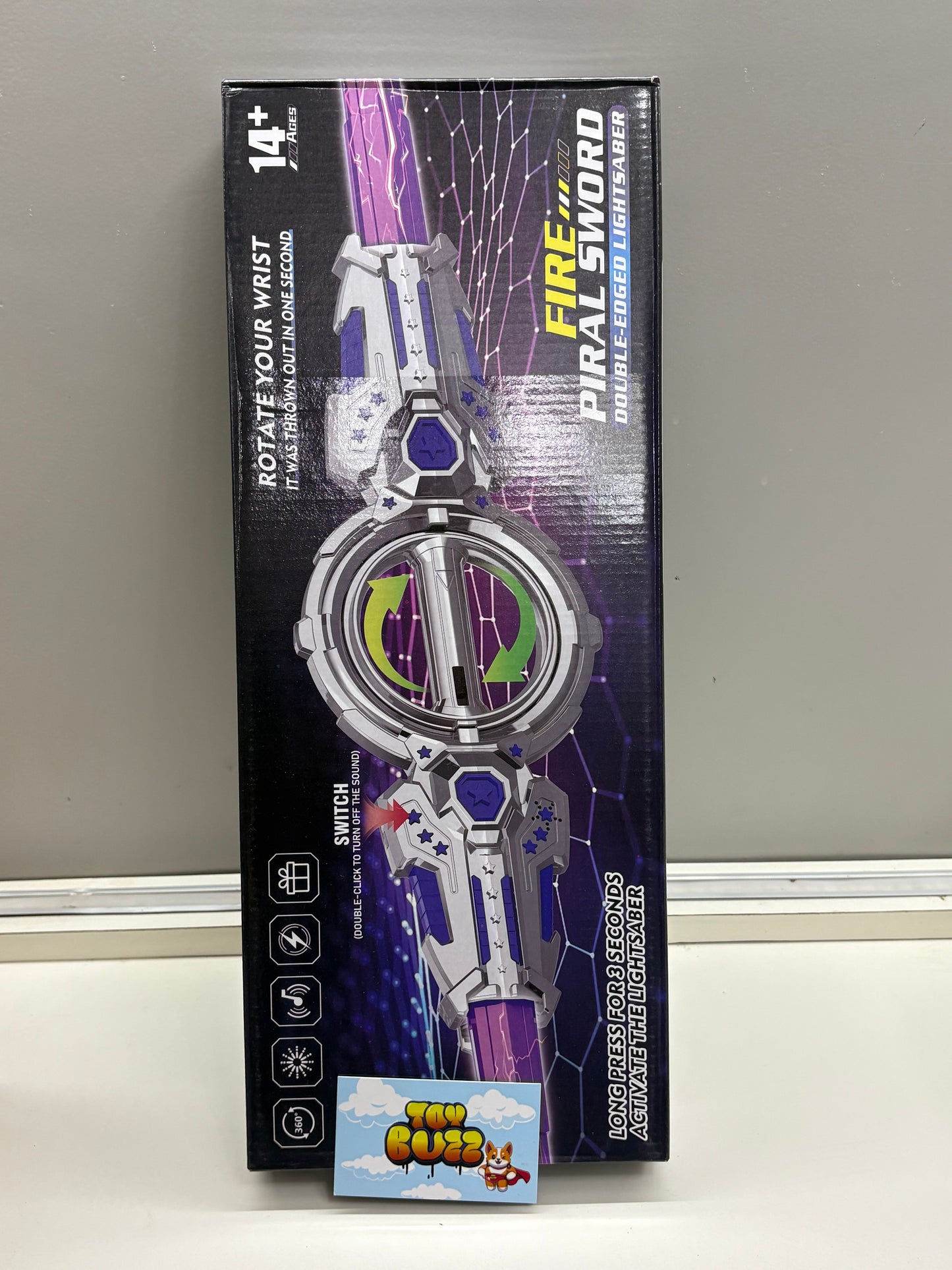 Rotating Led Sword | 100cm | Light & Sound