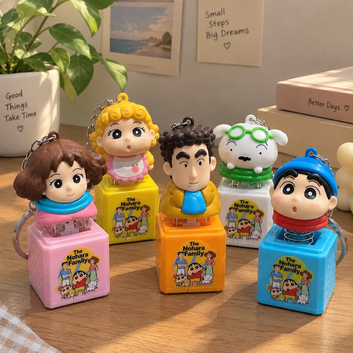 Shinchan fidget clicker with light and sound | Stress relief toy | shinchan keychain