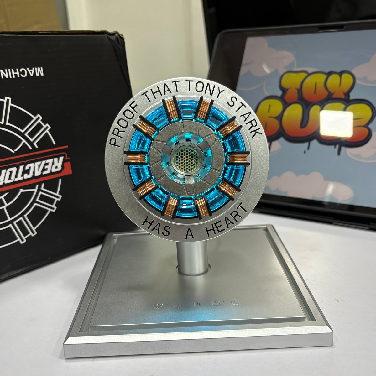 Iron Man Arc Reactor – Proof That Tony Stark Has a Heart | Bluetooth Music Speaker with LED Lights