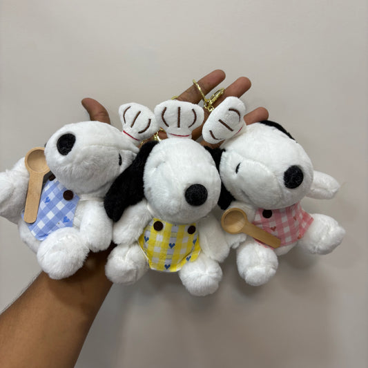 Snoopy Version Chef | Plushie Keychain