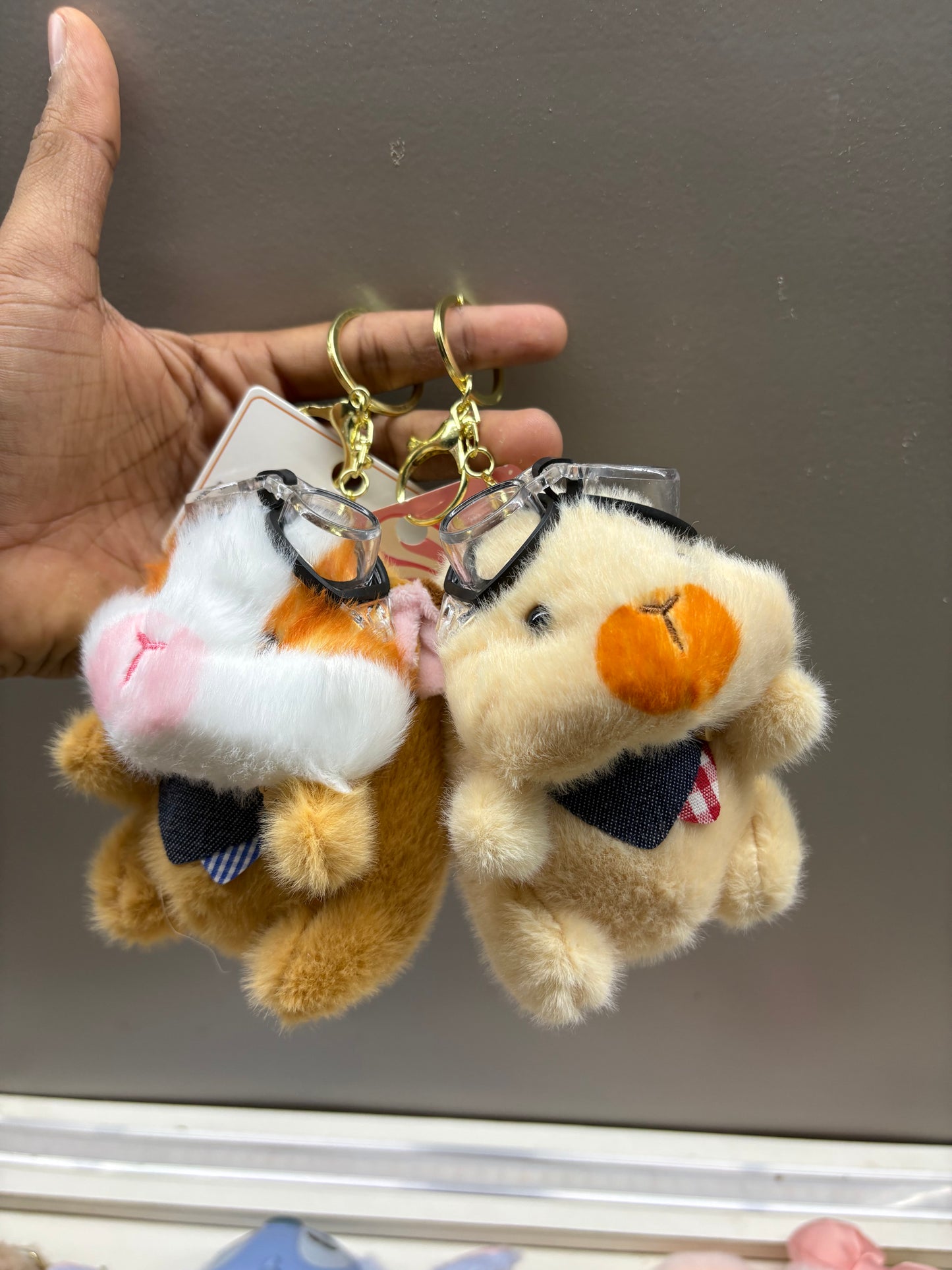 Hamster Plushie keychains