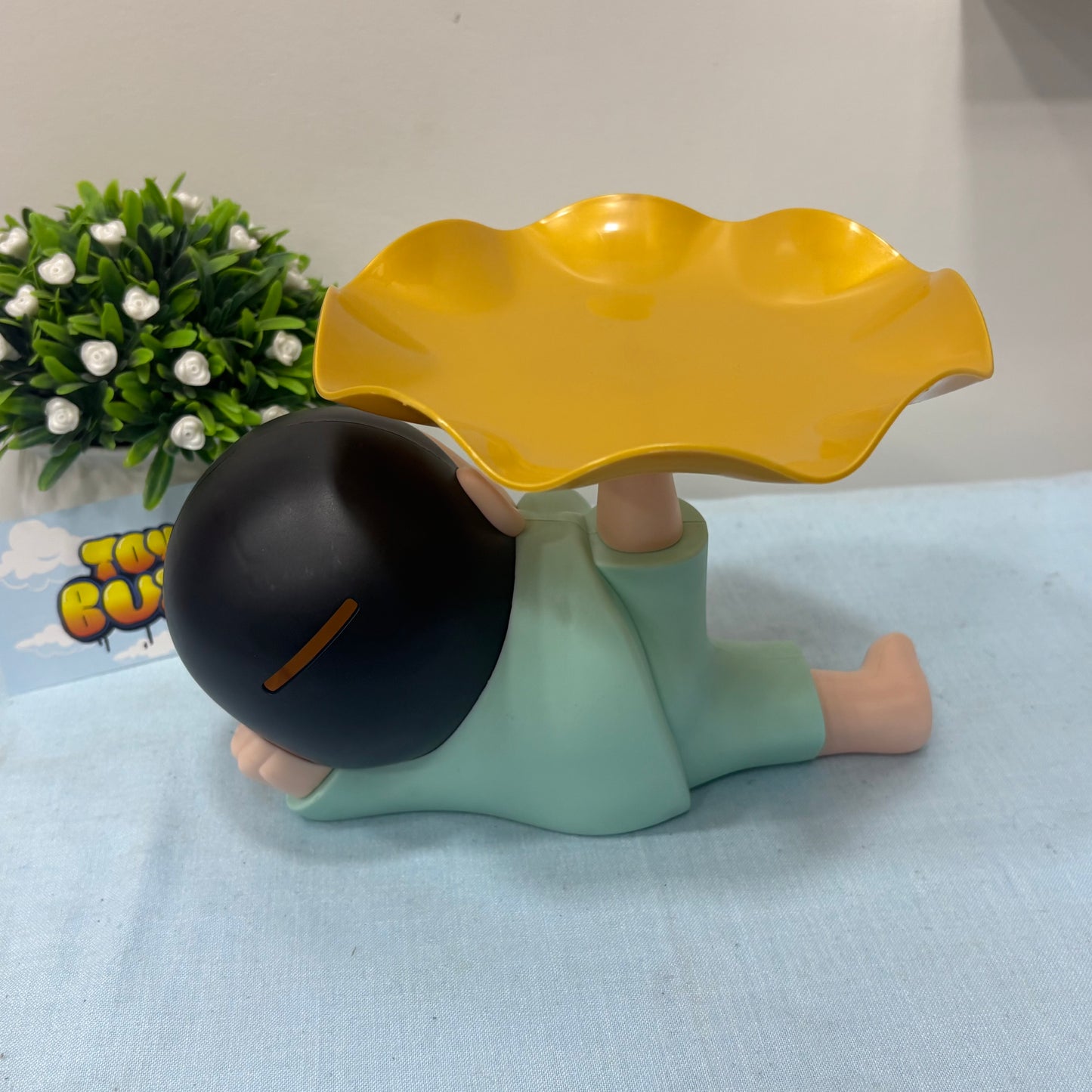 Cute Shinchan tray holder and piggy bank | shinchan figures