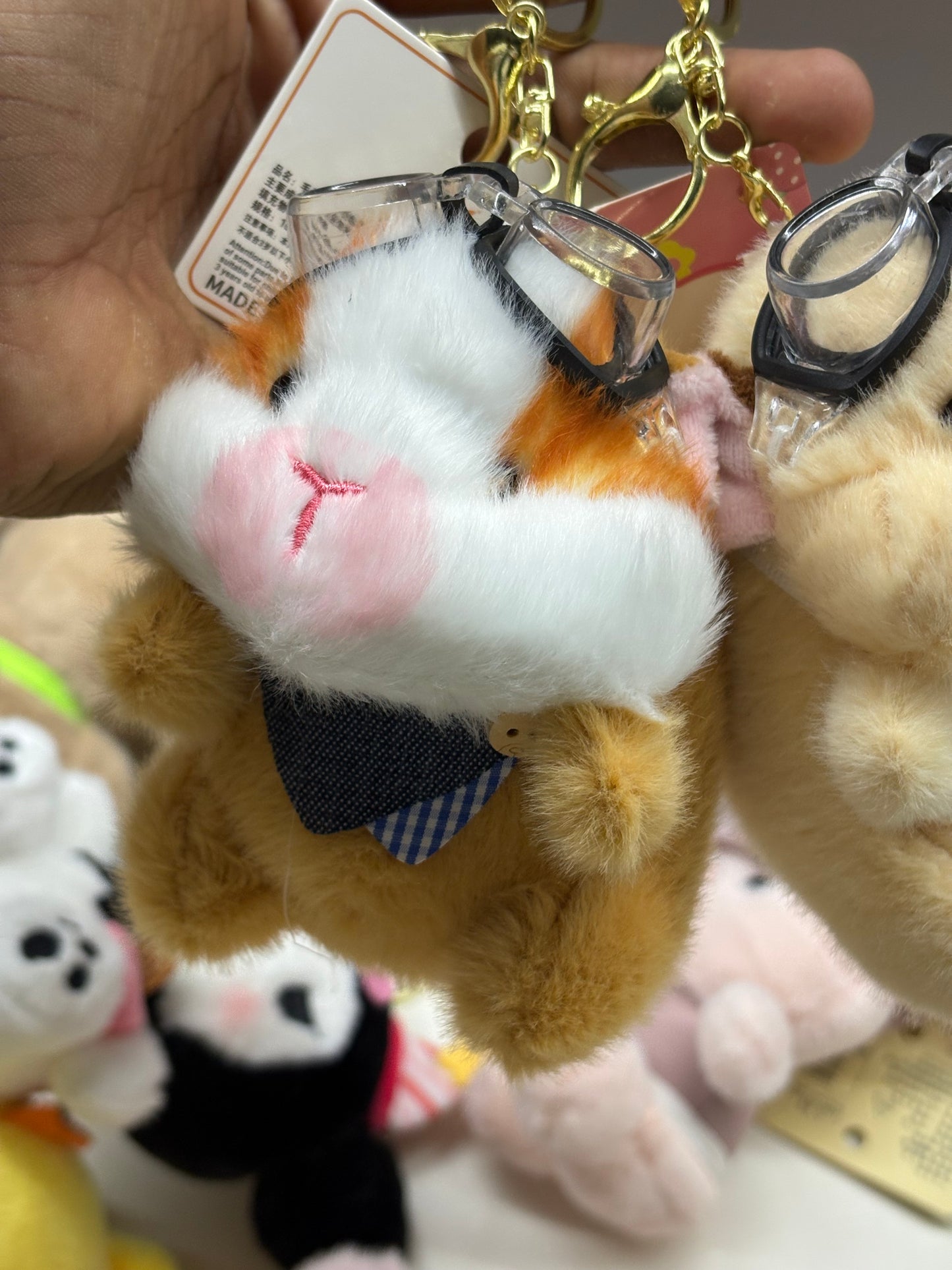 Hamster Plushie keychains
