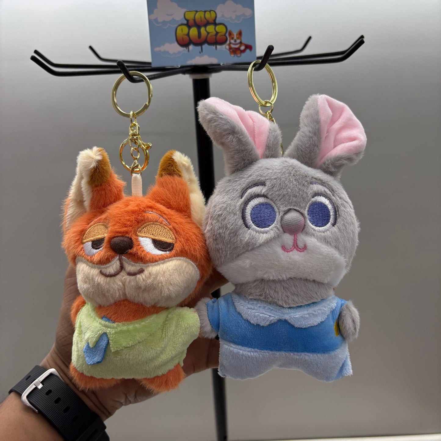 Zootopia Squad Plush Keychain