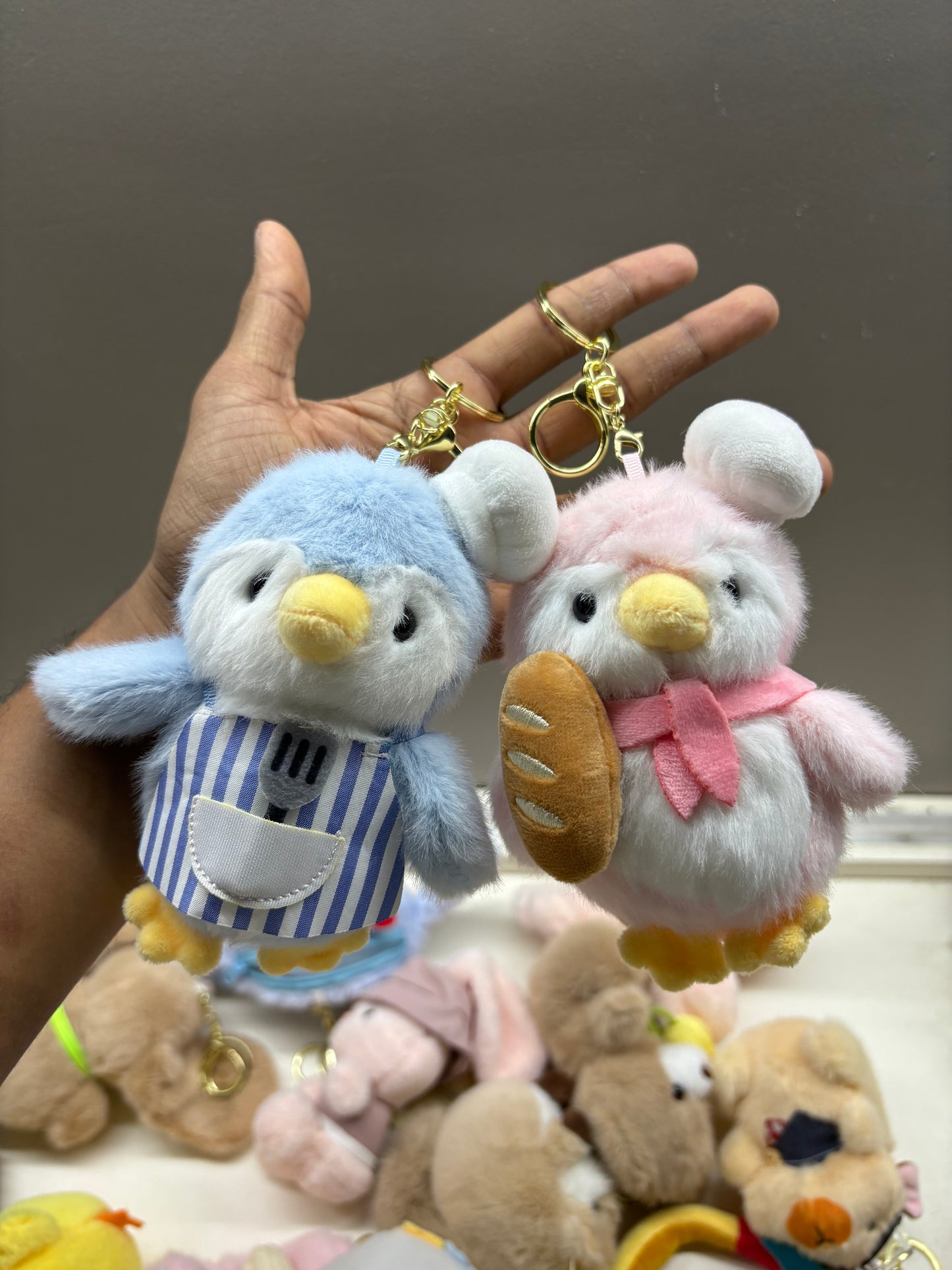 Plush Penguin Keychain