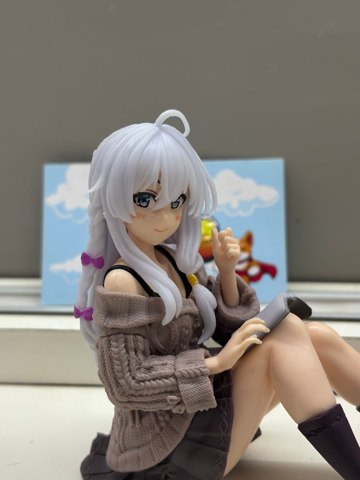 Wandering Witch: The Journey of Elaina Desktop Cute figure.