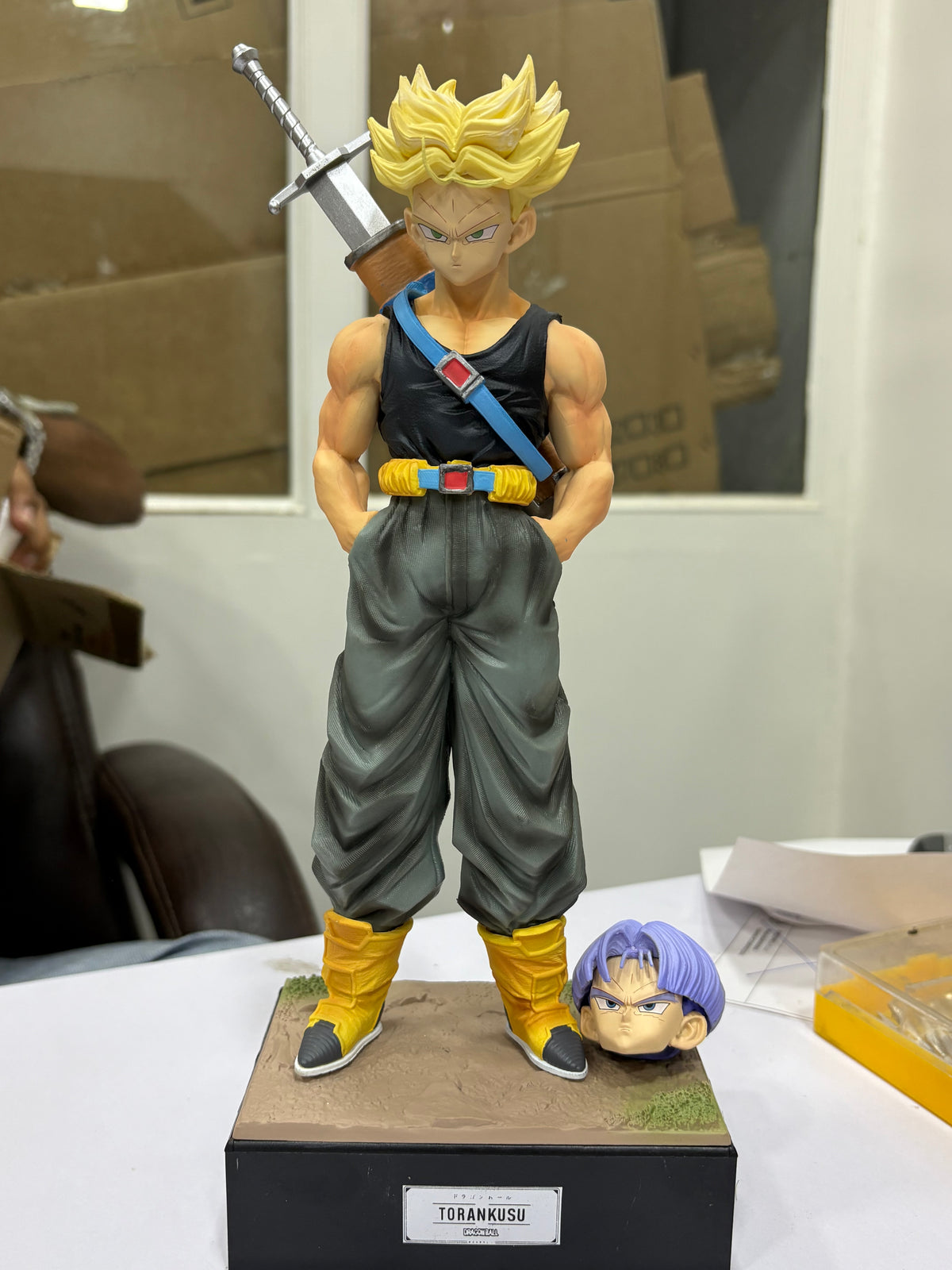 Trunks dragon ballz statue | 30cm