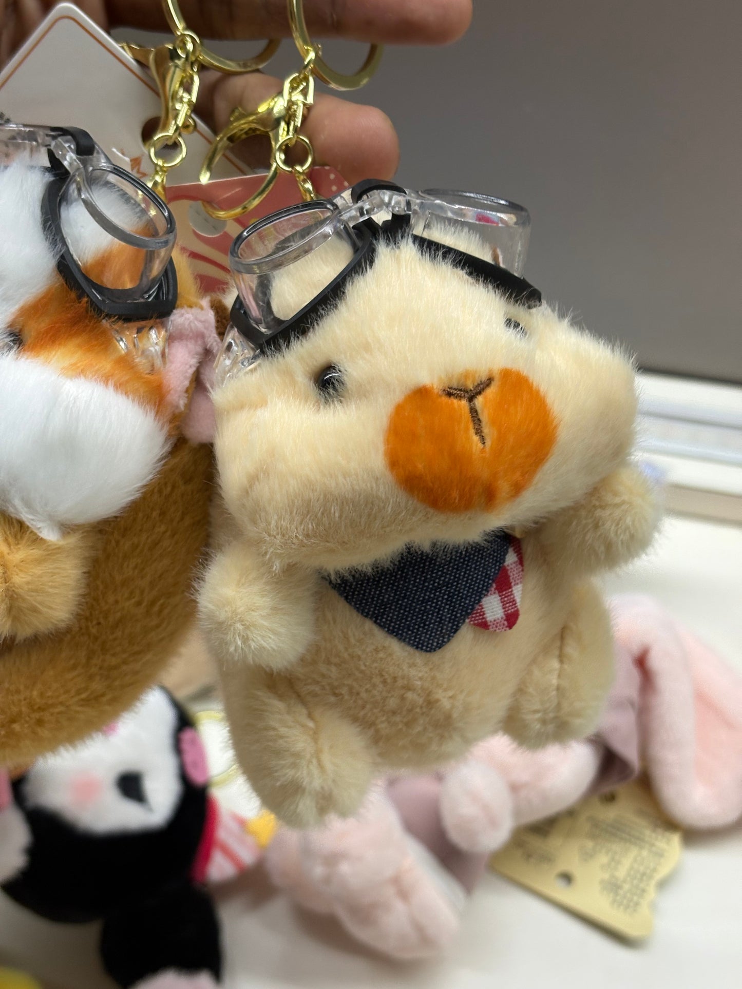 Hamster Plushie keychains