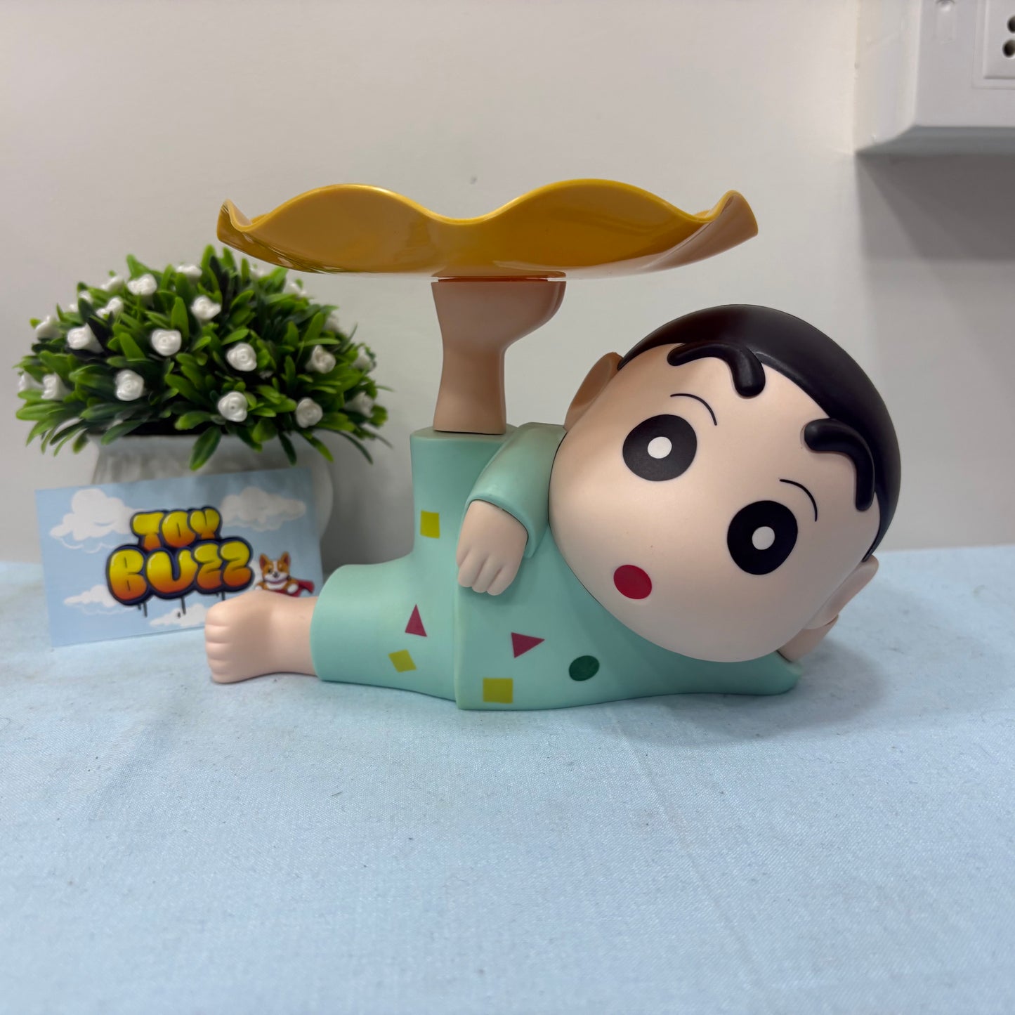 Cute Shinchan tray holder and piggy bank | shinchan figures