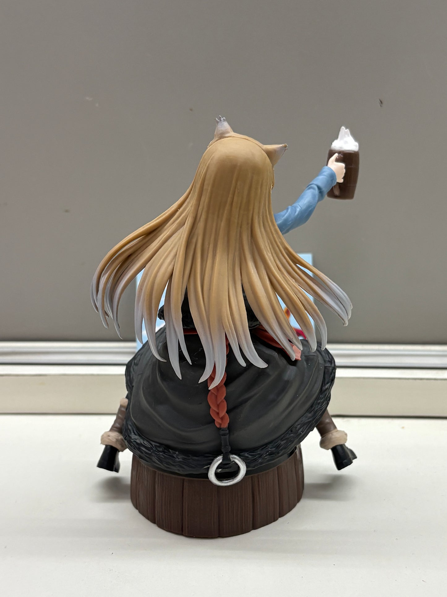 Holo anime figure from the Spice and Wolf series.