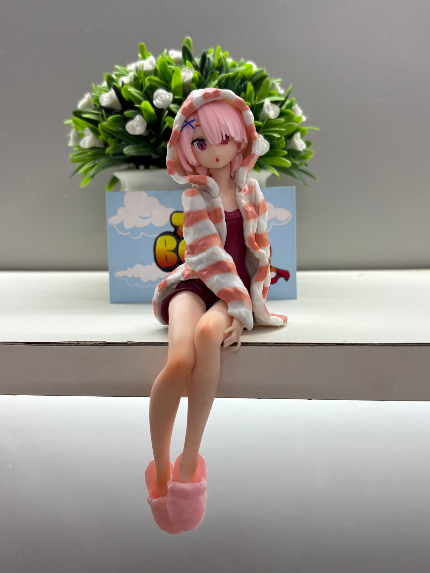 Re:Zero Starting Life in Another World Ram Noodle Stopper figure in room wear