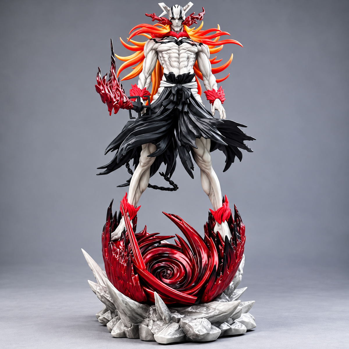 Ulquiorra Cifer 3.0 – Bleach Anime Figure with Crimson Energy Base (30 cm)
