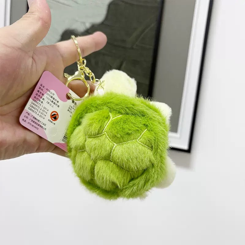 Tortoise Cute Plushie Keychain