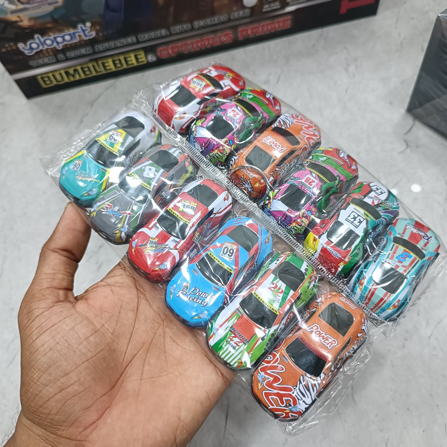 Push Back Car Keychain
