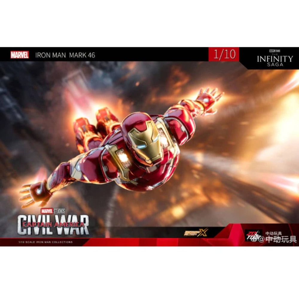 ZD Toys Iron Man Mark 46 (XLVI) Action Figure ( No Light Up Function )