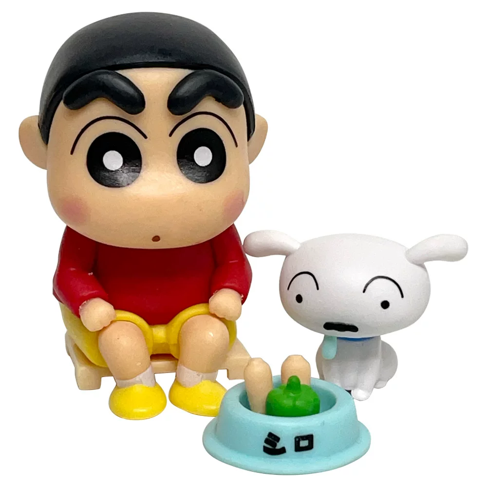 Shinchan Shiro set of 6pcs | Shinchan Figure