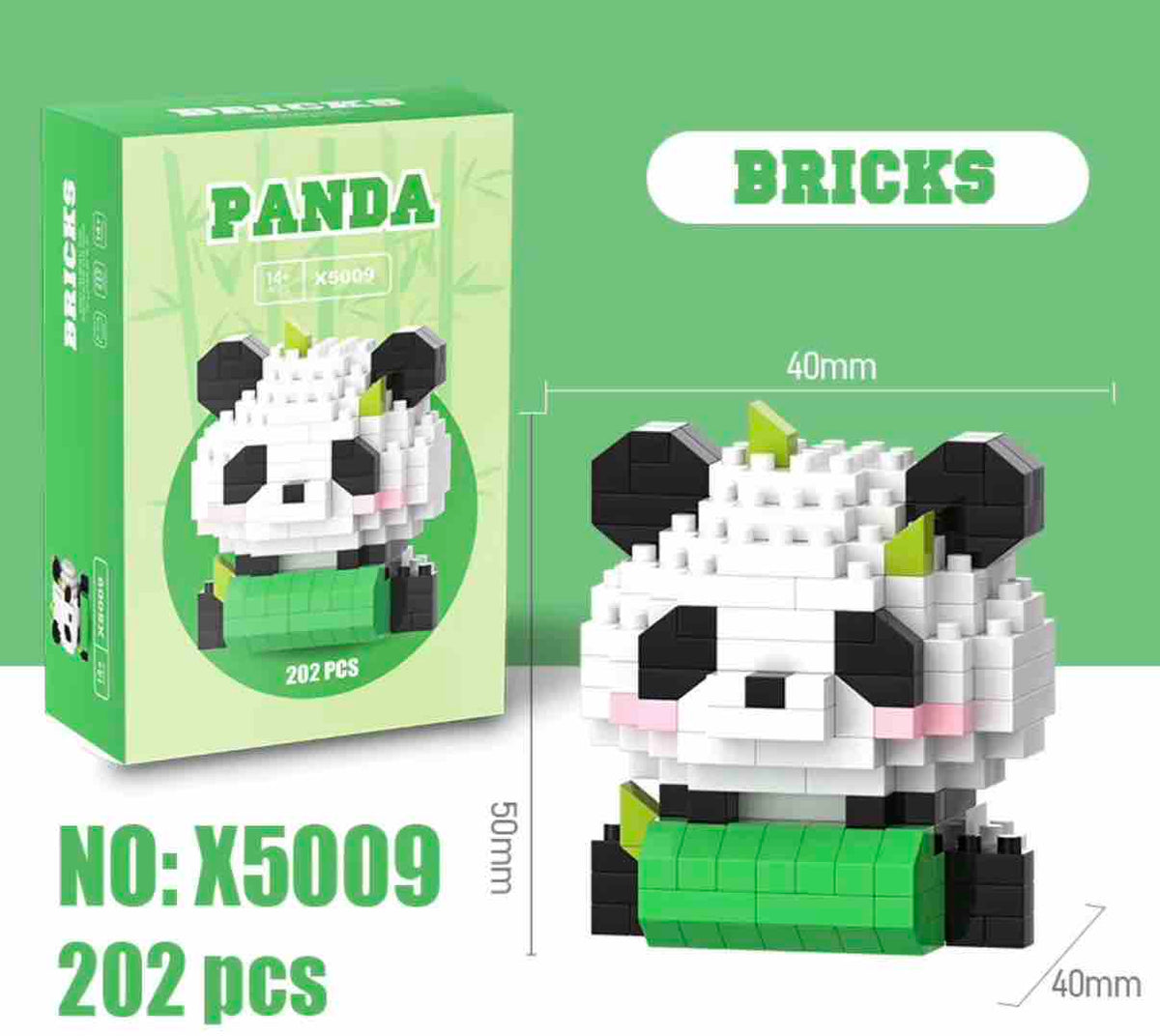 Panda bricks lego