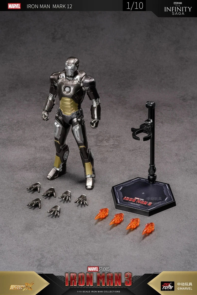 ZD Toys Iron Man Mark 12 (XlI) Action Figure ( No Light Up Function )