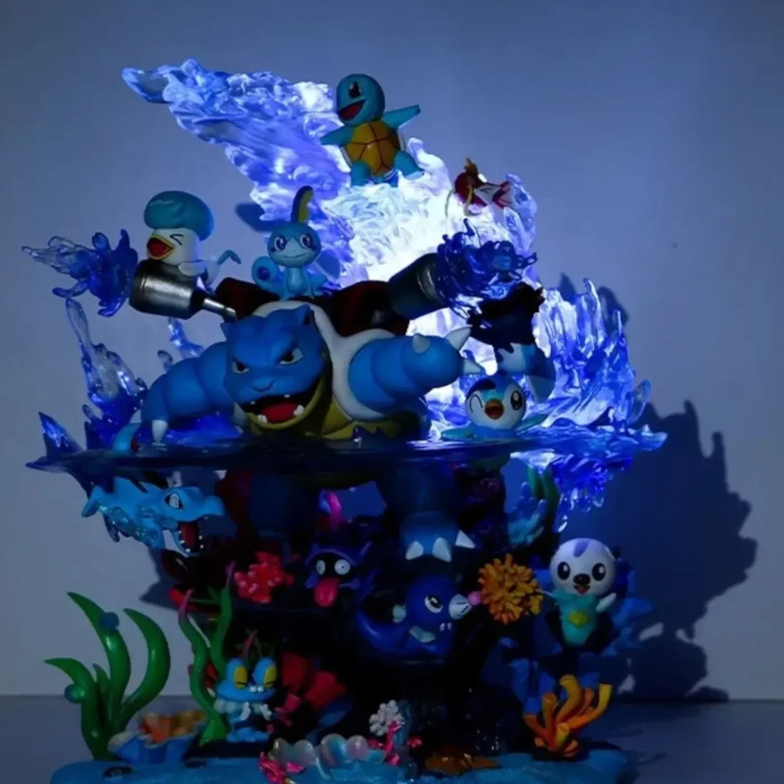 Blastoise all water pokemon big figure with lights | 33cm