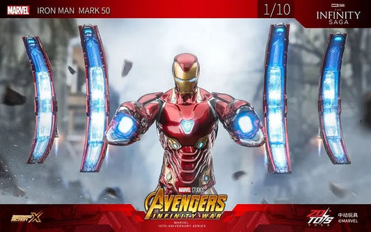 ZD Toys Iron Man Mark 50 2.0 (With LED Nano Blasters)