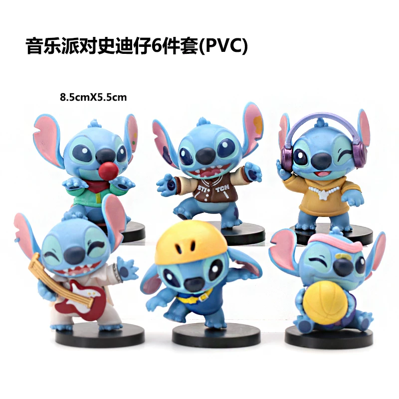 Stitch set of 6pcs