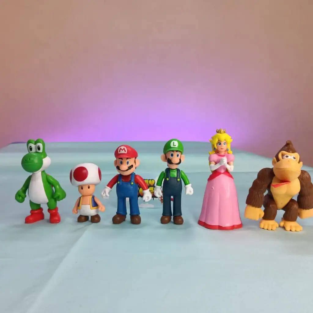 Mario Set of 6 Figures