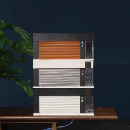 Electric Motorized Garage Diorama With Lights and Voice Control for 1:64 Diecast Scale Models