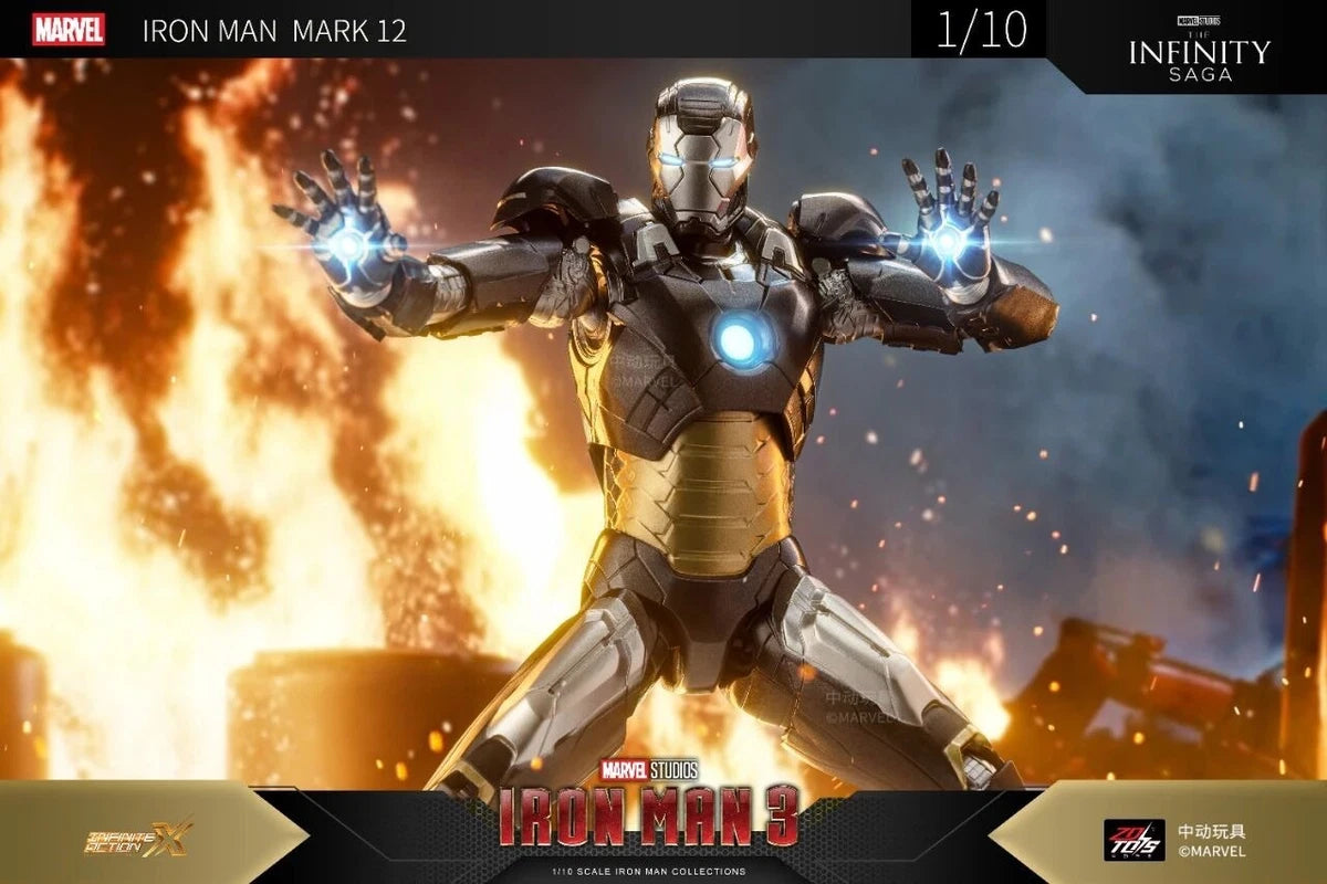 ZD Toys Iron Man Mark 12 (XlI) Action Figure ( No Light Up Function )