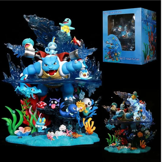 Blastoise all water pokemon big figure with lights | 33cm