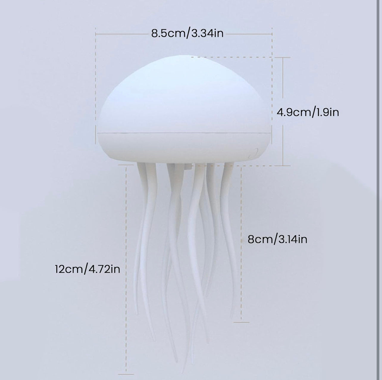 Jelly fish lamp