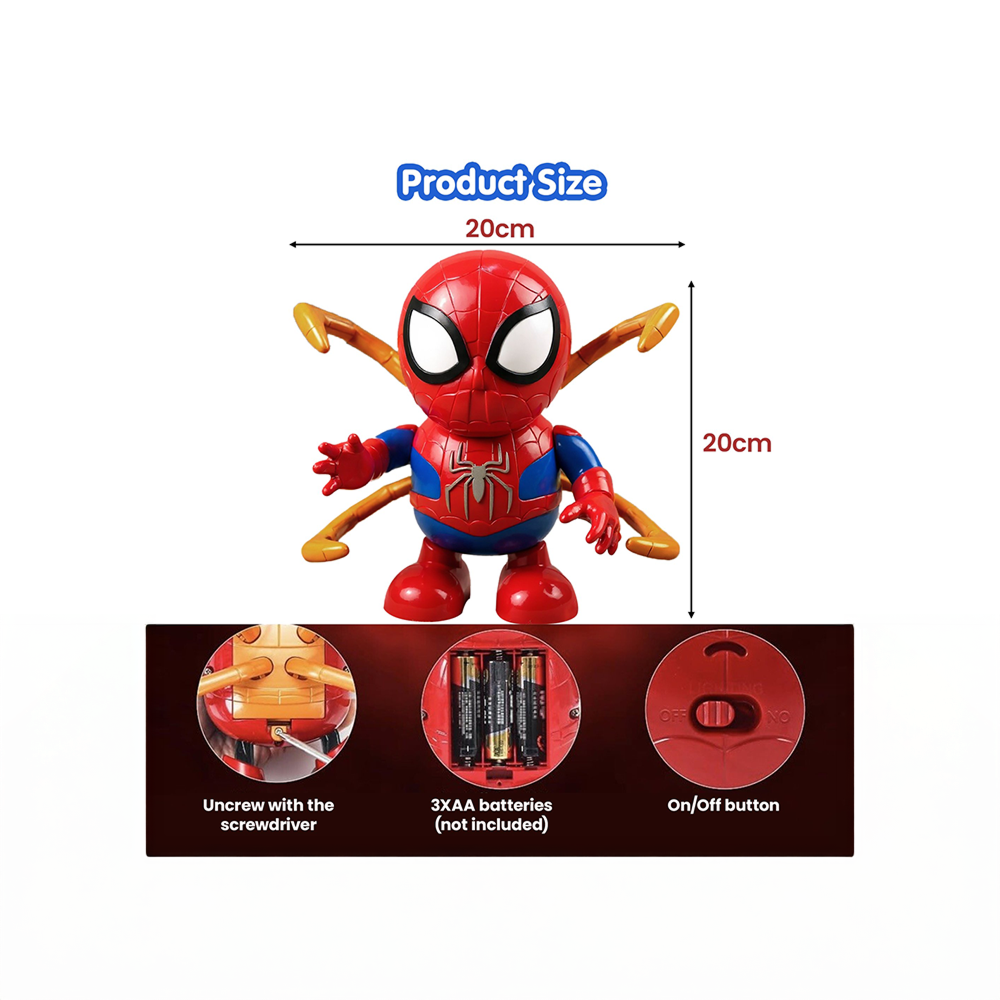 Dancing Spiderman Toy with lights and sound | Viral toy