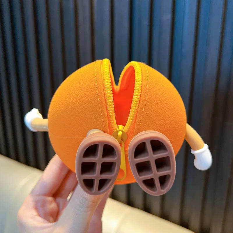 Fruits silicone coin pouch and a bag charm