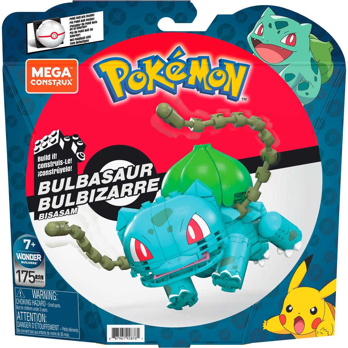 Mega Construx Pokémon Bulbasaur construction set.