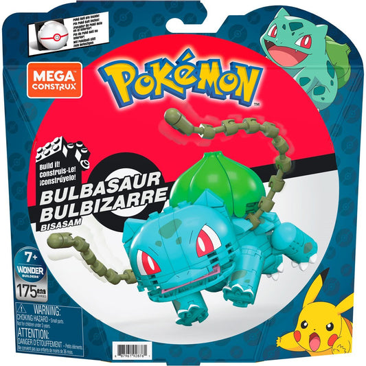 Mega Construx Pokémon Bulbasaur construction set.