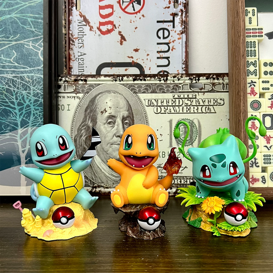 All Starter pokemon figure | charmender, squirtle and bulbasaur | 10cm | single piece