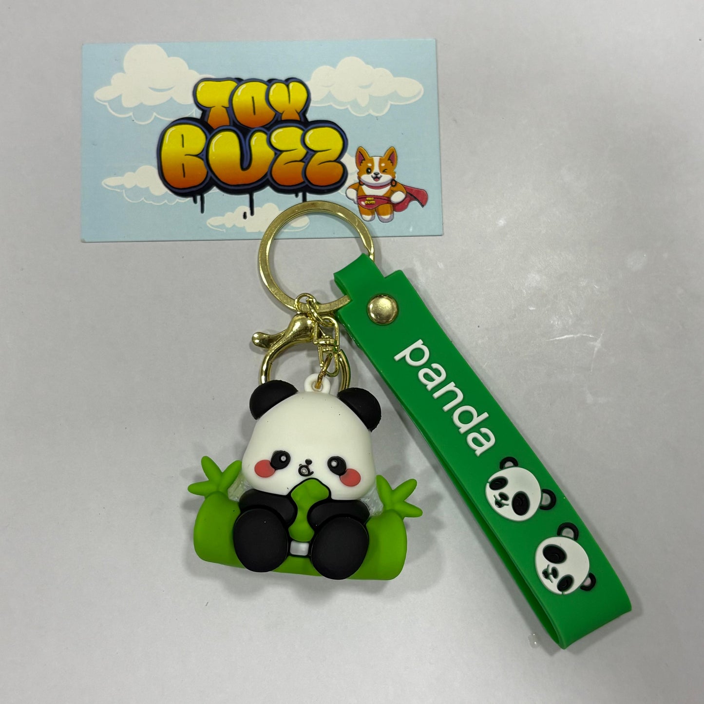 Cute panda keychain