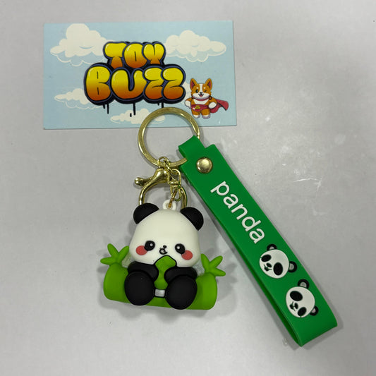 Cute panda keychain