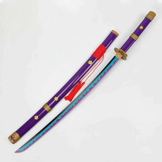 Zoro Enma purple wooden Katana | One piece ( Non Led )